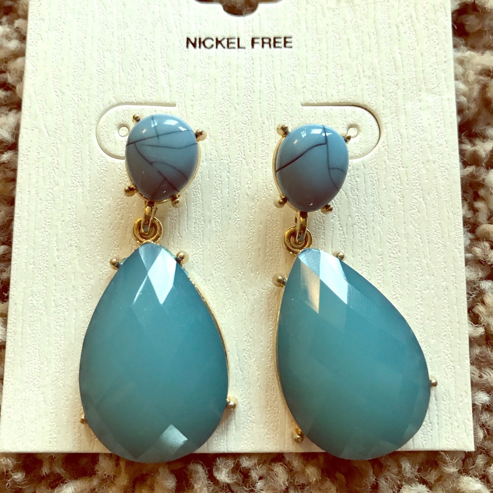 Cute faux gemstone earrings